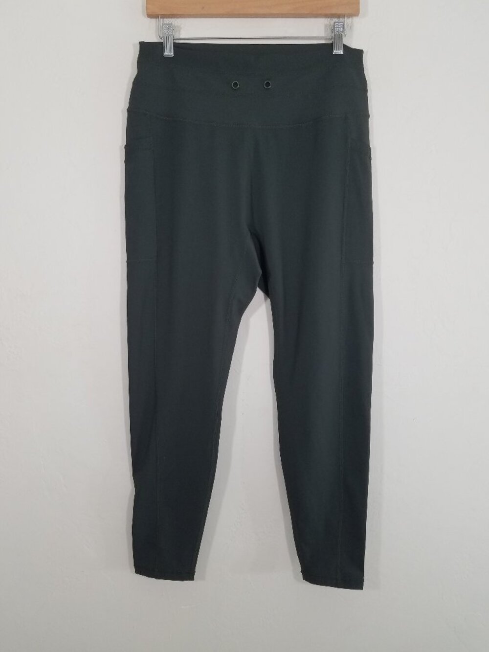 POPFLEX Exuberant Active Legging with Side Pockets Green Size 2X